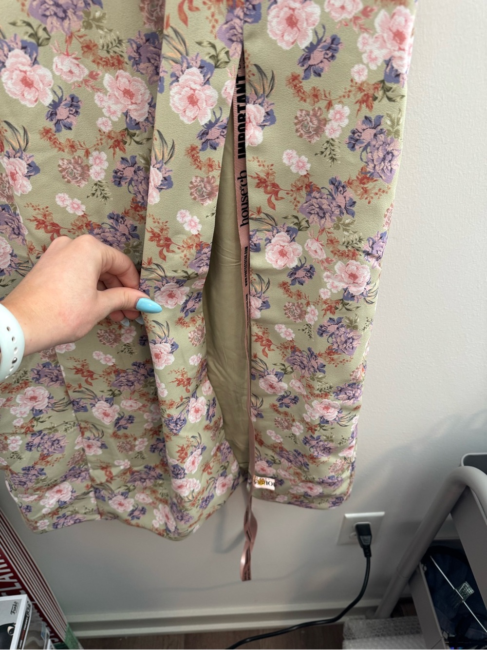 House of Cb NWT Charlotte Peony Print Midi Sundress - Picture 8 of 12